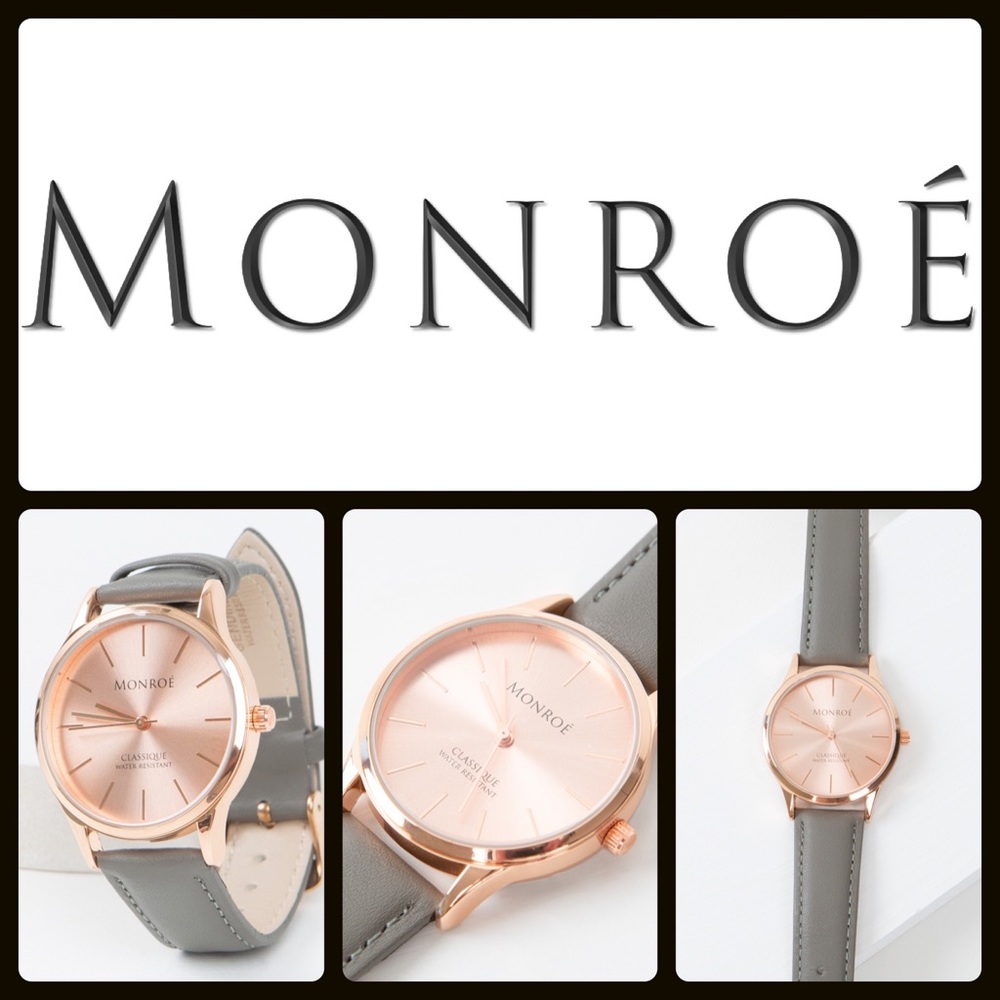 🌹Monroé Classique Watch in Sunburst Solérose🌹